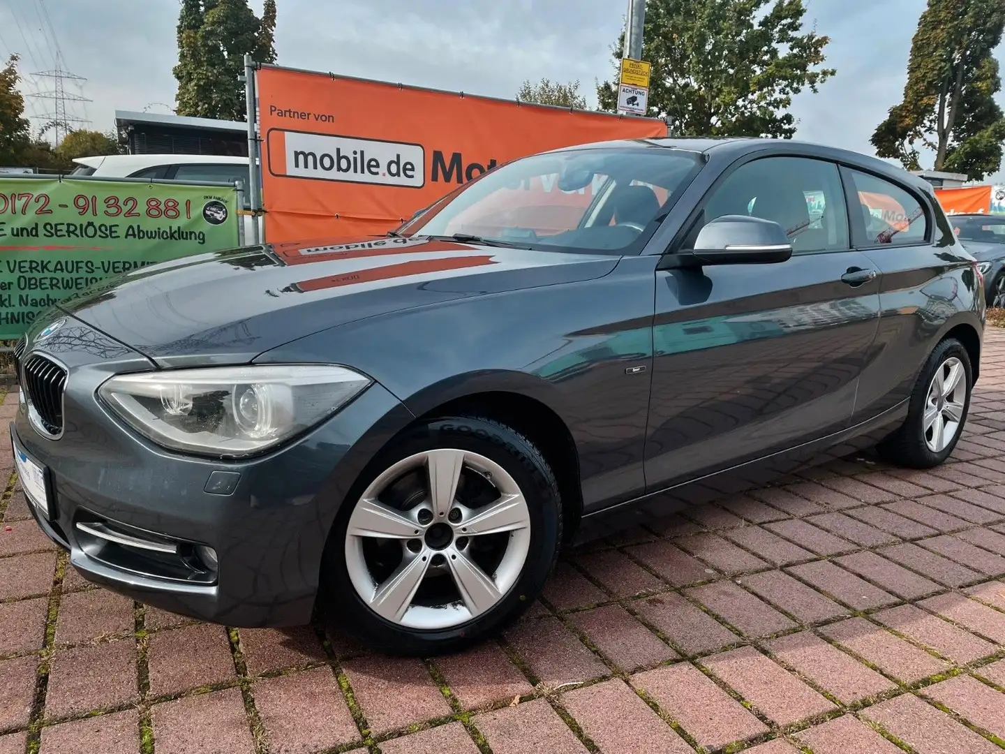 BMW 116 i #KLIMA#NAVI#TÜV#SERVICE#SPORTLINE#BI-XENON Gris - 2