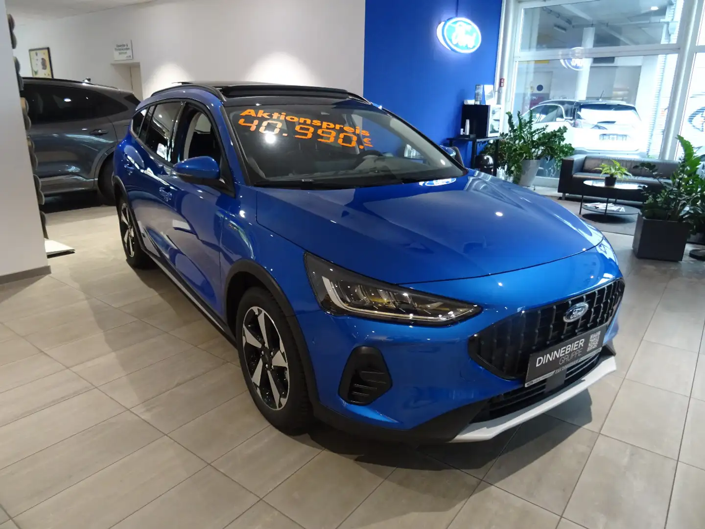 Ford Focus Active X Autom.+Navi+RFK+TWA+P.Dach+ ACC Blu/Azzurro - 2