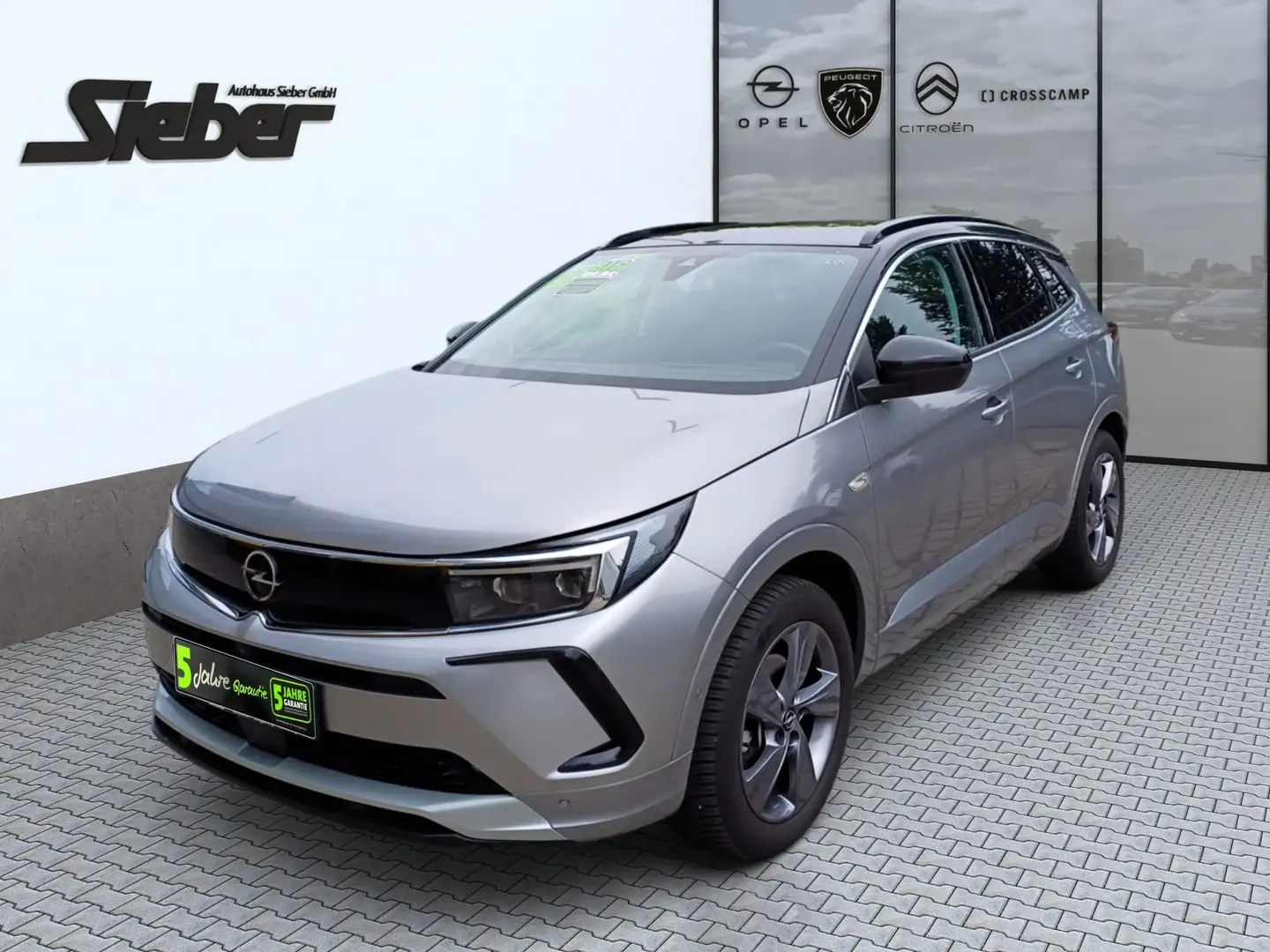 Opel Grandland 1.2 Turbo Elegance Matrix 2xKlima 360 Grau - 2