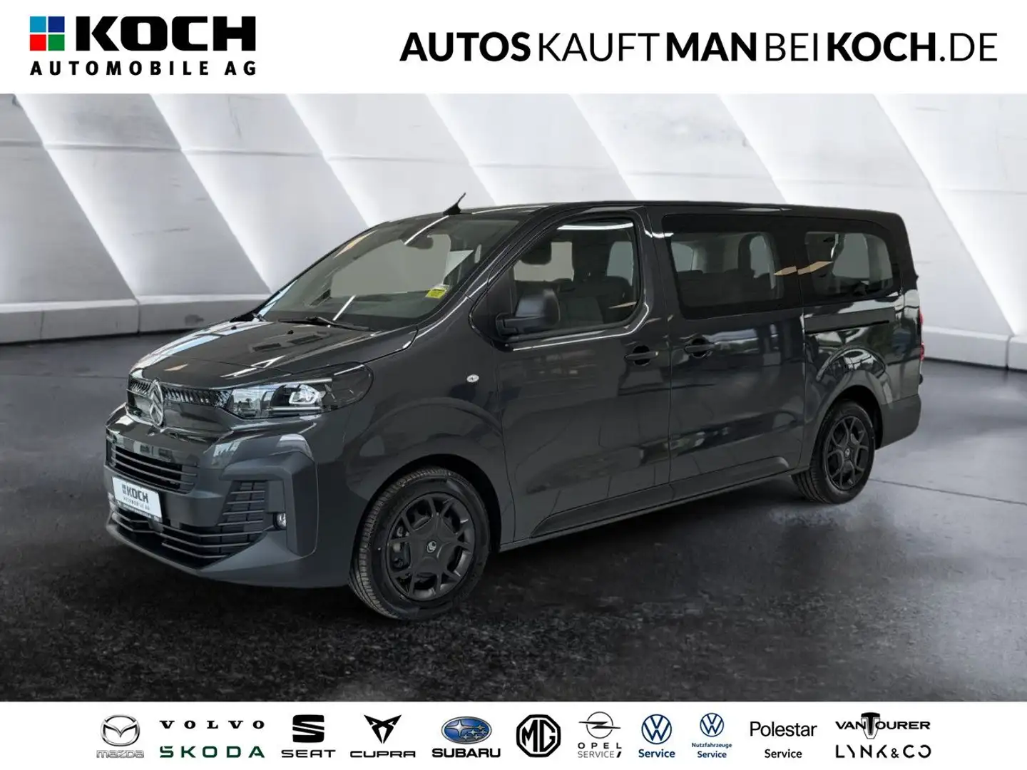 Citroen Jumpy L3 H1 2.0 BlueHDI EAT8 XL 9-SITZER LED Klima Gris - 1