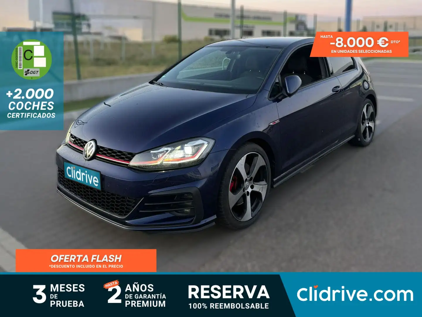 Volkswagen Golf GTI 2.0 TSI Performance 180kW Negro - 1
