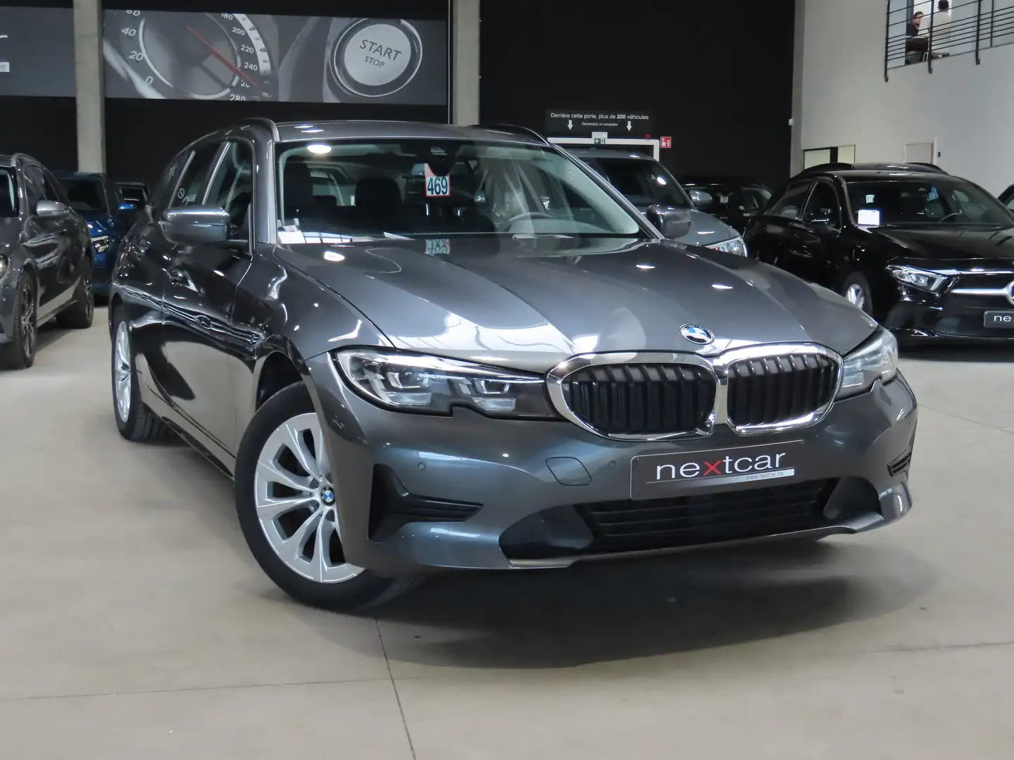 BMW 316 dA Touring G21 CUIR SPORT-LED-NAVI-DIGITAL-PARKING Gris - 2