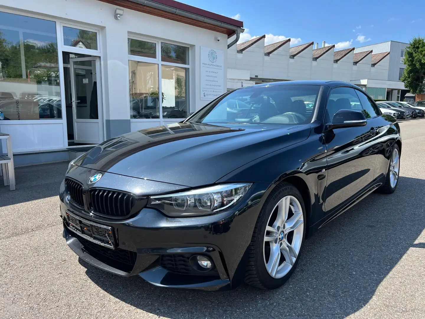 BMW 420 d Cabrio M Sport *LED,Navi,Leder,Automatik* Schwarz - 1