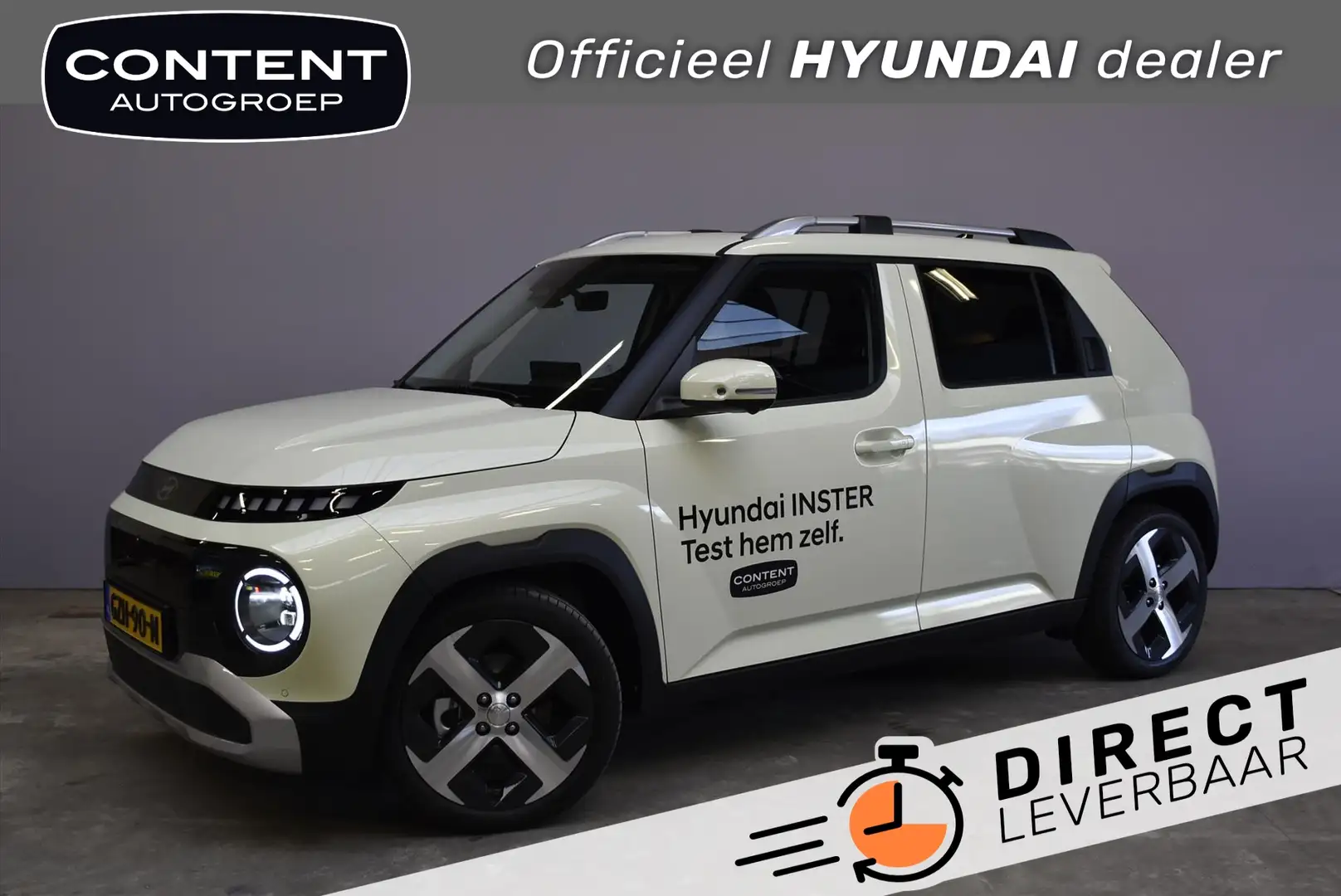 Hyundai Inster 49 kWh Evolve Sky Met Winter en Tech Pack I Full O Žlutá - 1