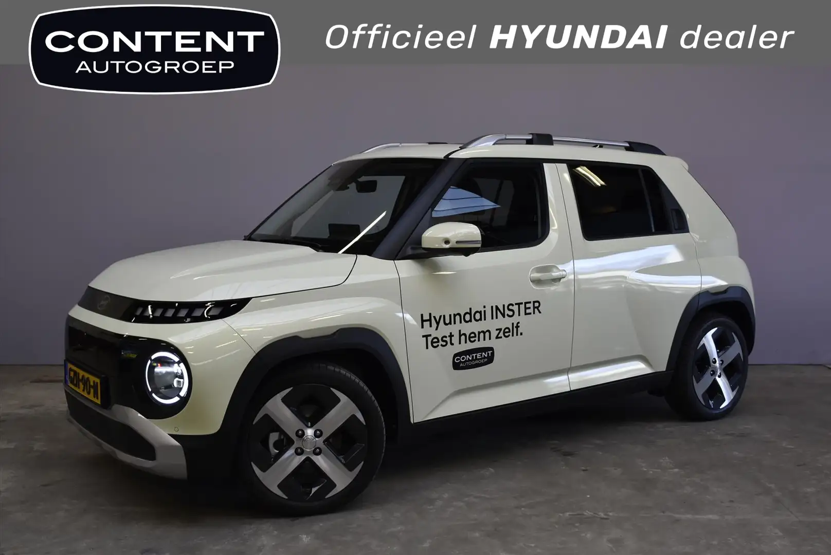 Hyundai Inster 49 kWh Evolve Sky Met Winter en Tech Pack I Full O Amarillo - 1