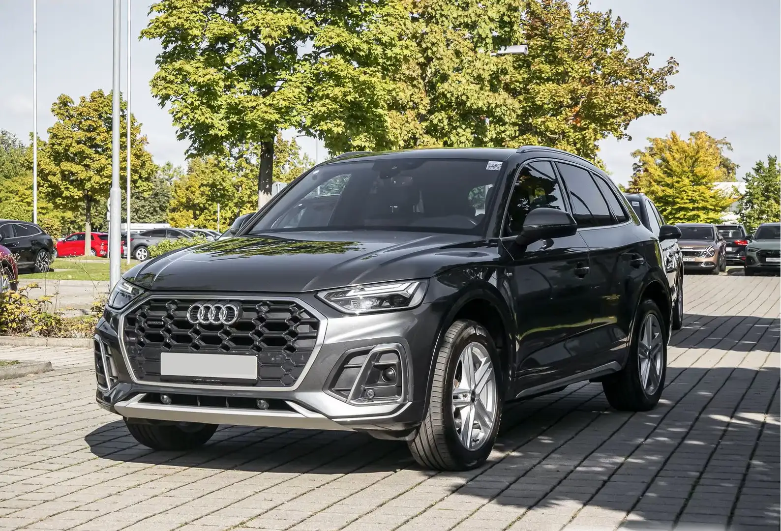Audi Q5 40 TDI 204 S tronic 7 Quattro S line Attelage Grau - 1