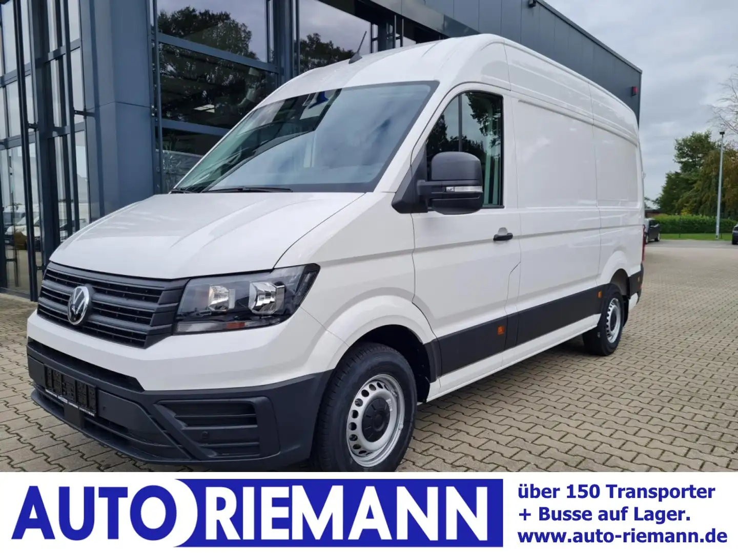 Volkswagen Crafter 35 Kasten TDI MR L3H3 STANDHEIZ AHK Klima Weiß - 1