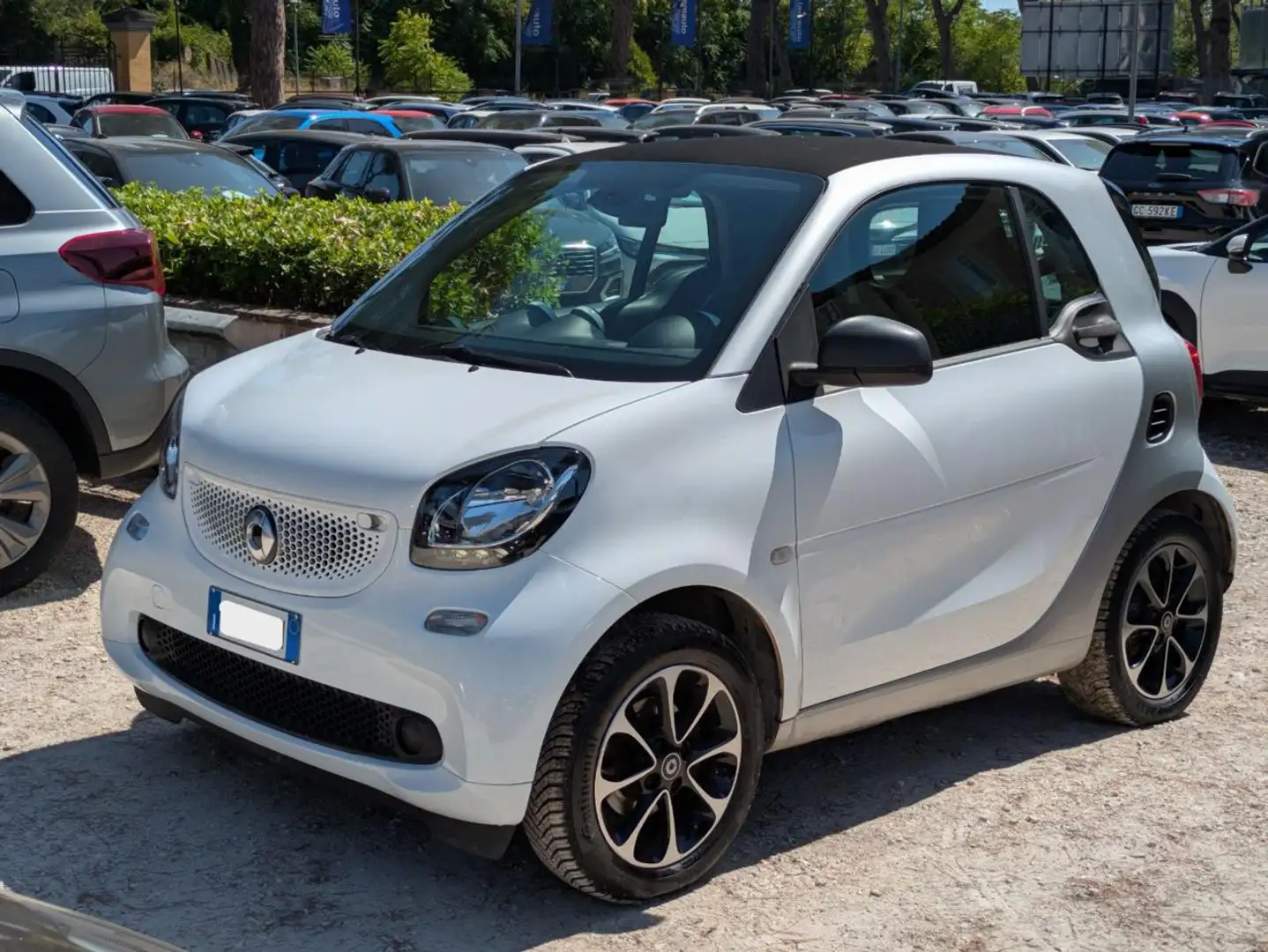 smart forTwo 1.0cc 71cv SEDILI RISCALD. CERCHI LEGA CLIMA AUTO Blanco - 2