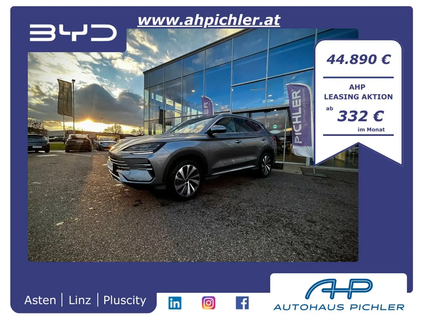 BYD Seal U DM-i PHEV 18,3kWh AWD Design LAGER AKTION Grau - 1