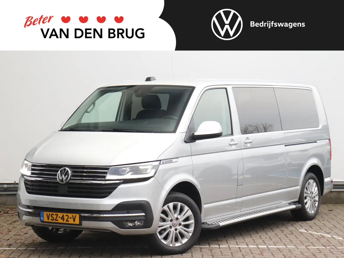 Volkswagen T6.1 Transporter 2.0 TDI L2H1 150pk DSG 28 Bulli | 2x schuifdeur | Argent - 1