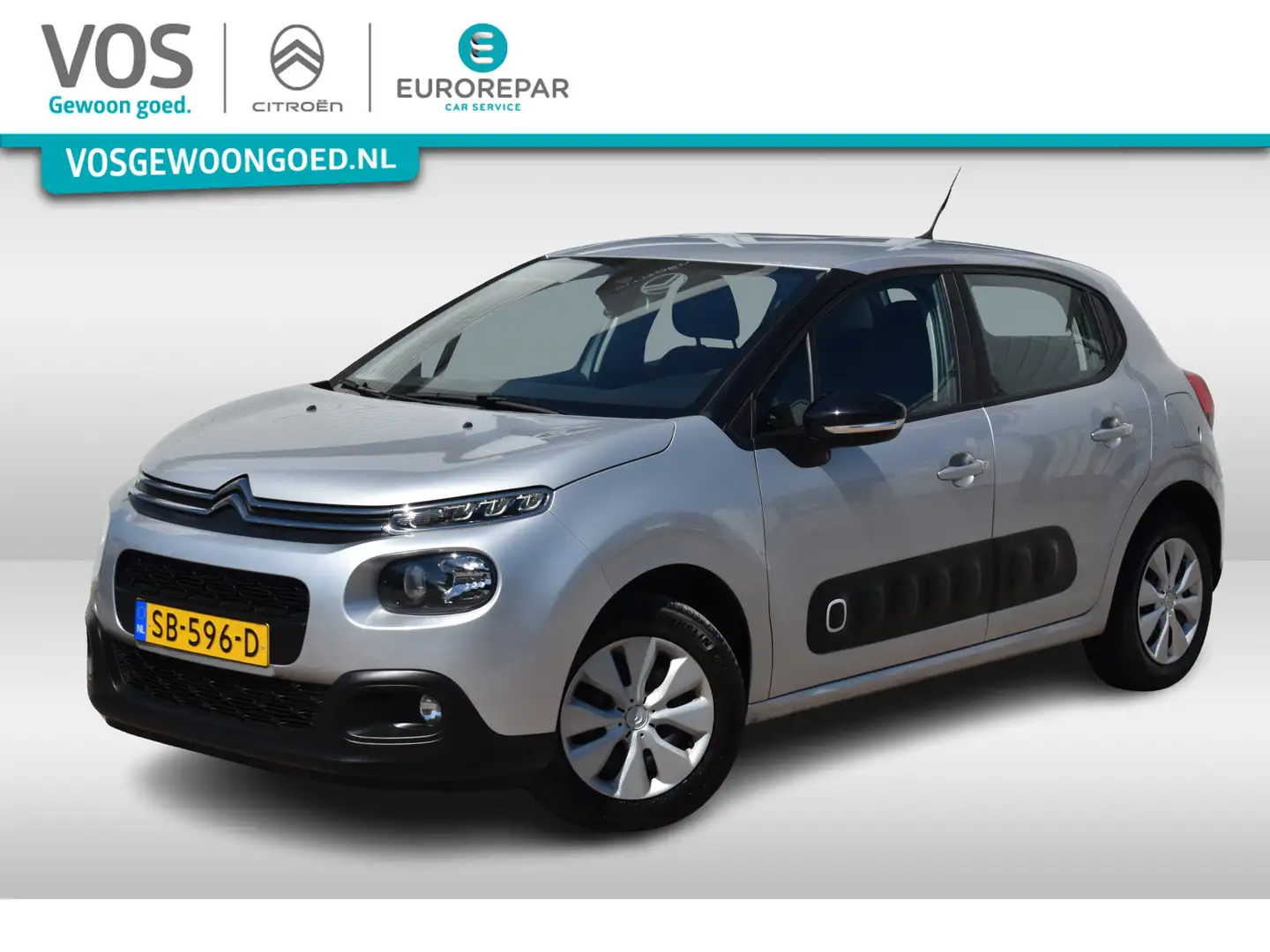 Citroen C3 PureTech 82 Feel Navi | Airco | Parkeerhulp | Grijs - 1