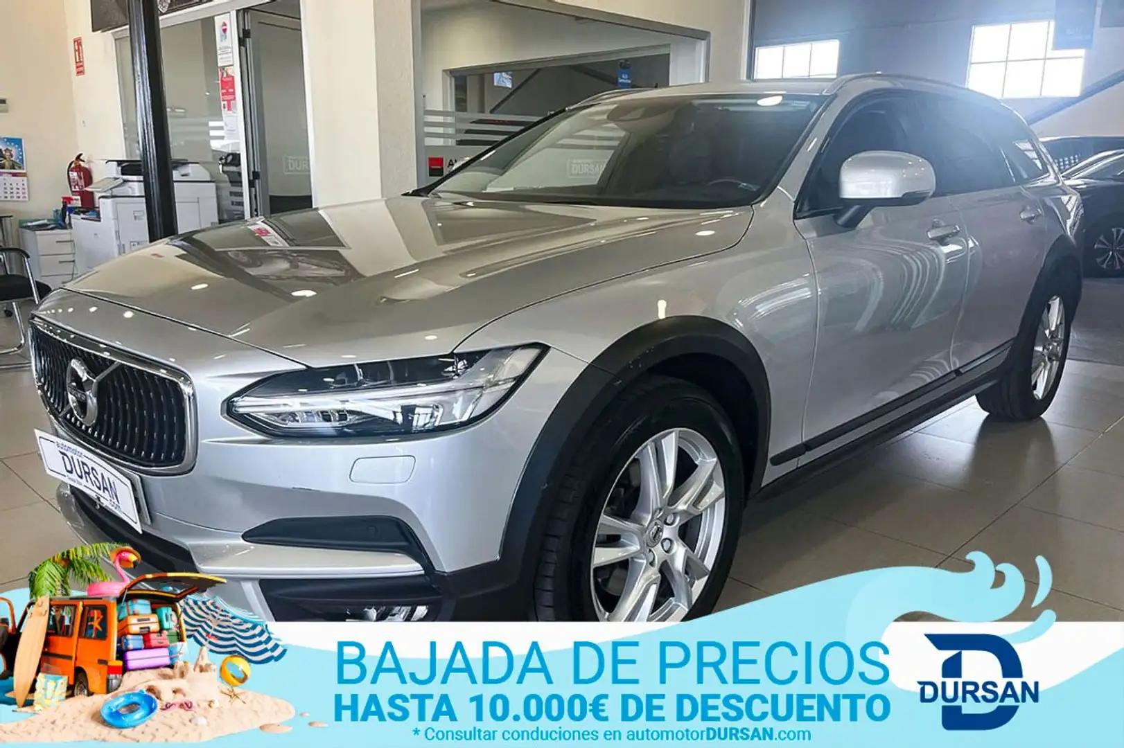 Volvo V90 2.0 D4 AWD Auto Grau - 1