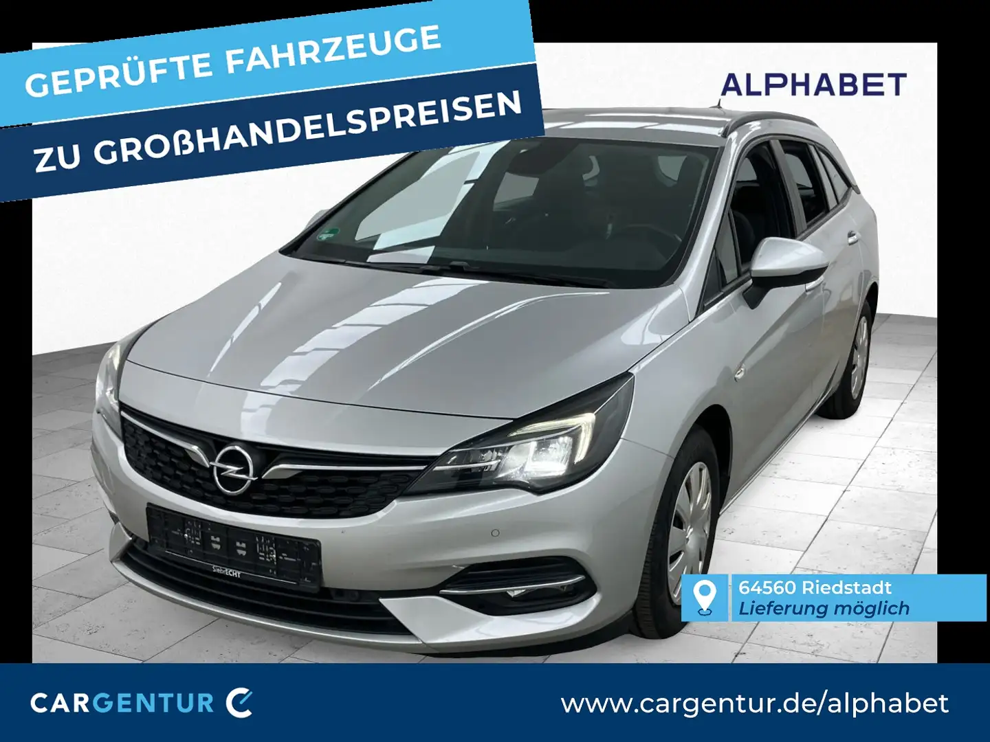 Opel Astra K 1.5 D Business Edition Silber - 1