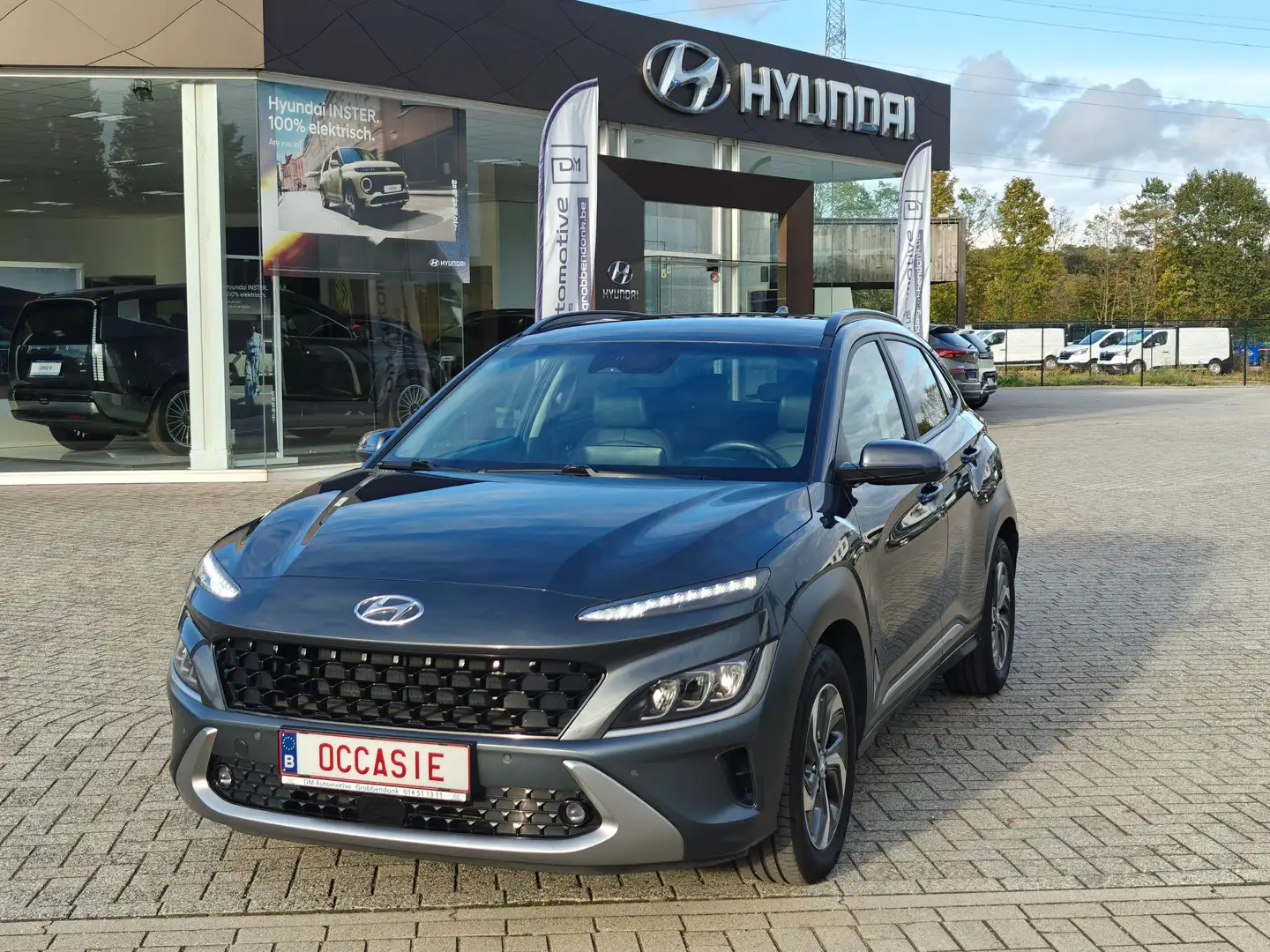 Hyundai KONA 1e eig *Hybride *Automaat *Full option Gris - 1