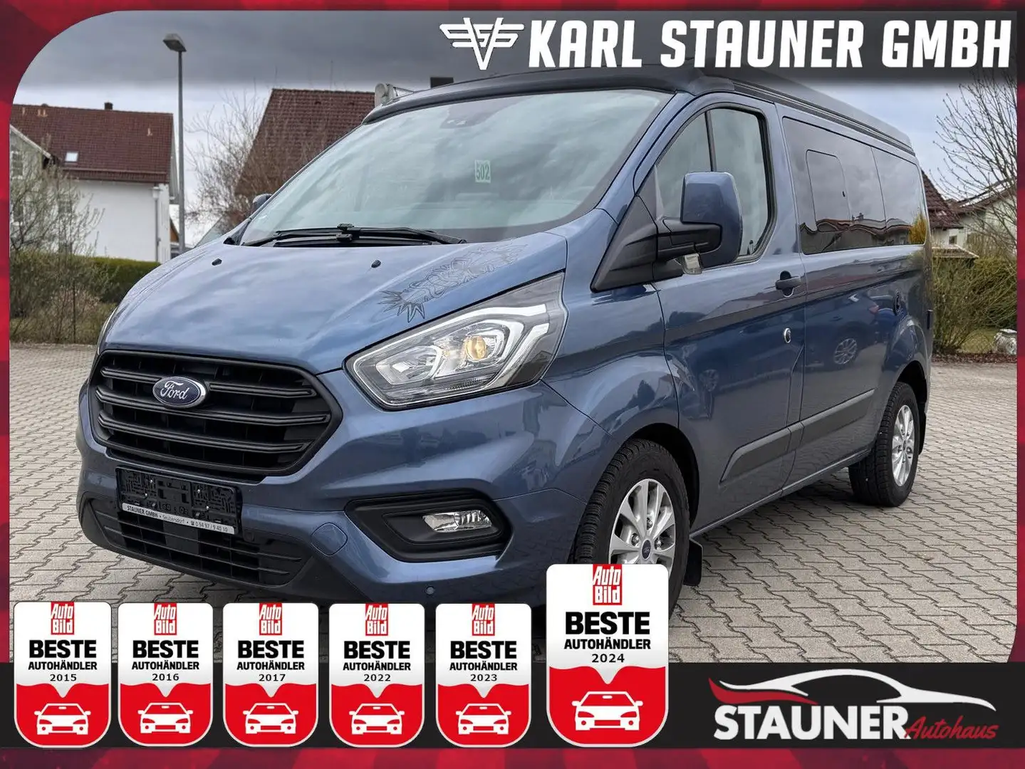 Ford Tourneo Custom Nugget AHK ABSTANDSTEMP Azul - 1
