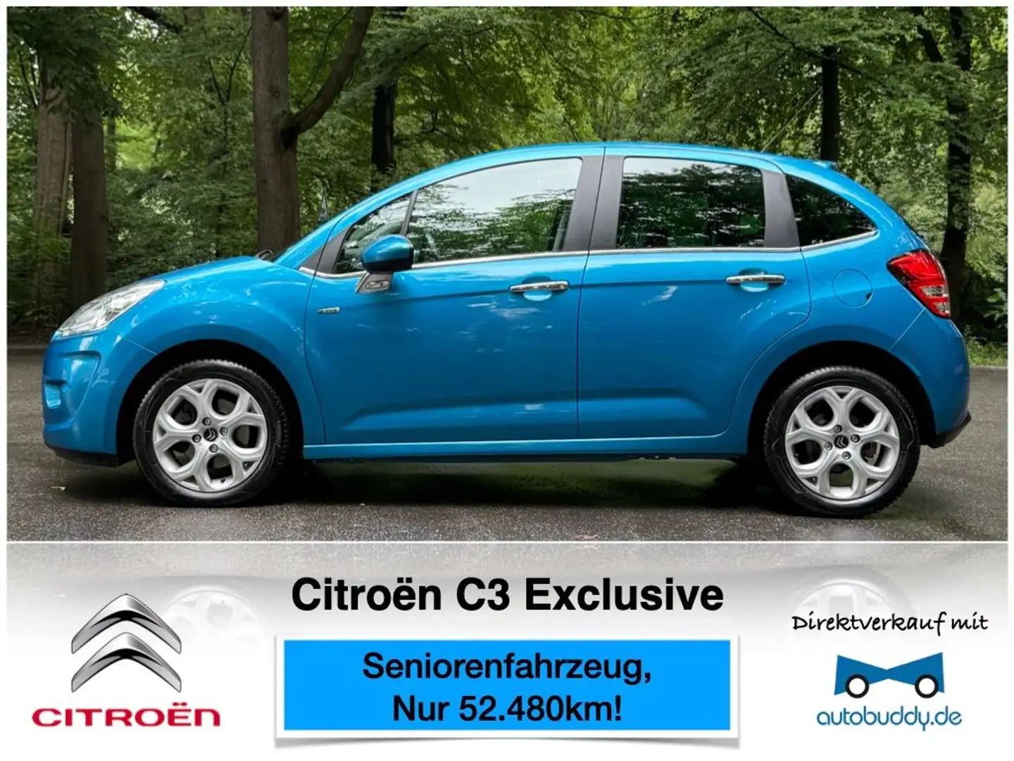 Citroen C3 Exclusive Aut. *1.Hand / sehr gepflegt!* Bleu - 1