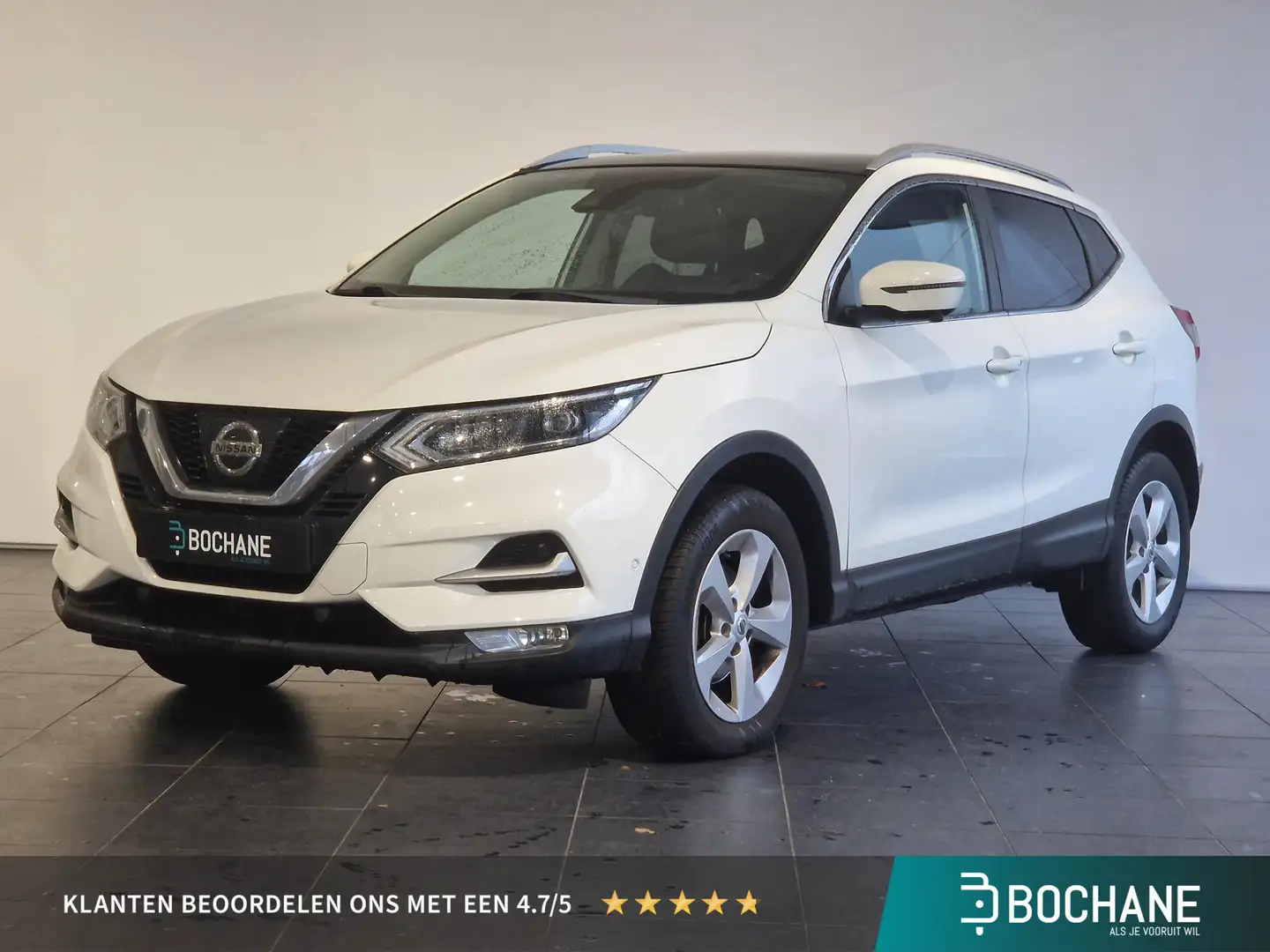 Nissan Qashqai 1.2 Business Edition PANORAMADAK | LEDEREN BEKLEDI Blanc - 1