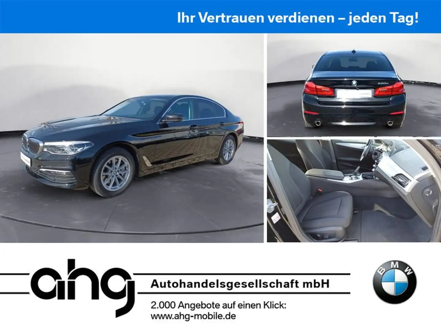 BMW 530 e Innovationsp. Aut. Night Vision Klimaaut. Zwart - 1