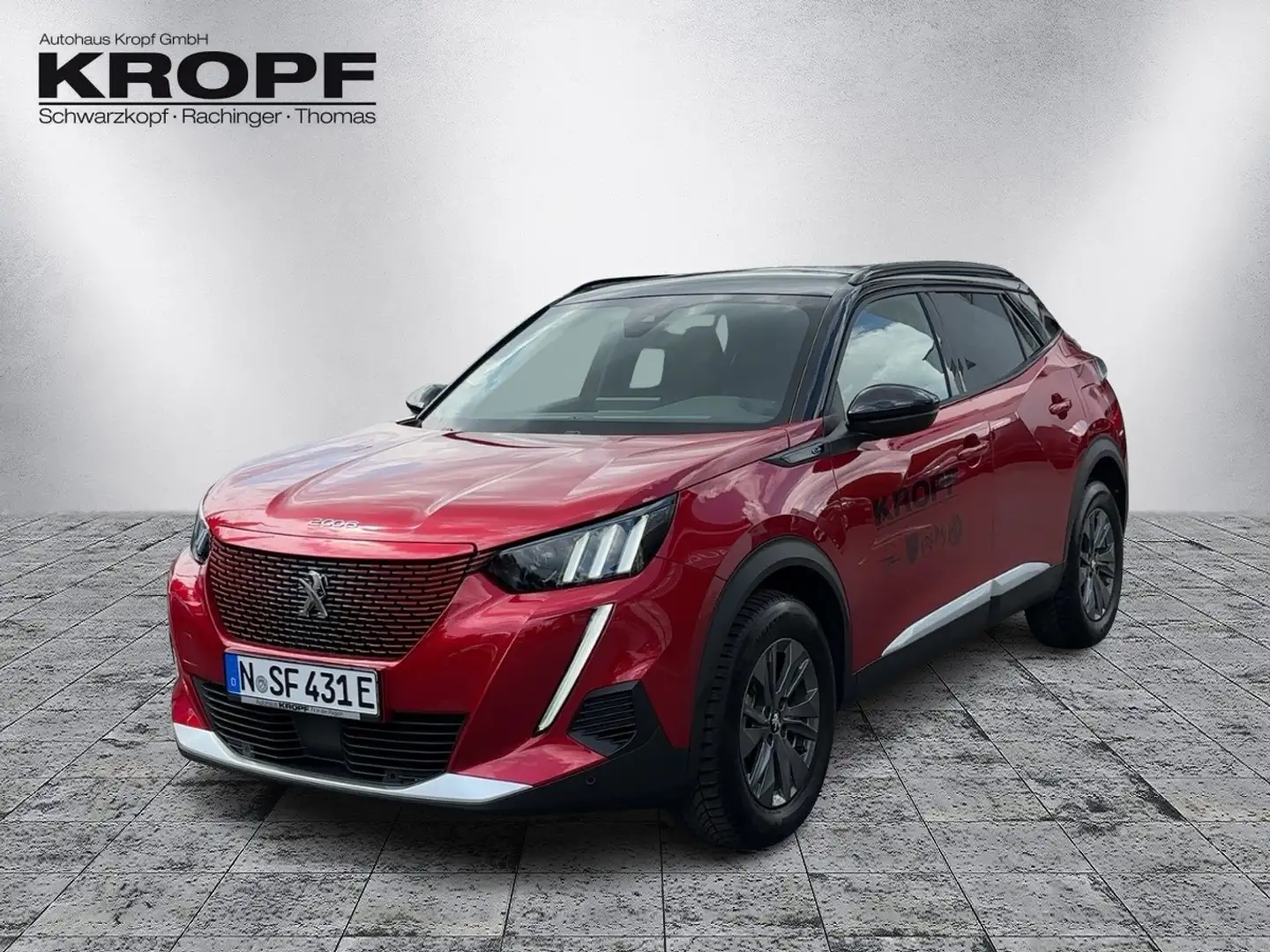 Peugeot 2008 e- Elektromotor 136 (e-) e- GT FLA LM KAM Rot - 2