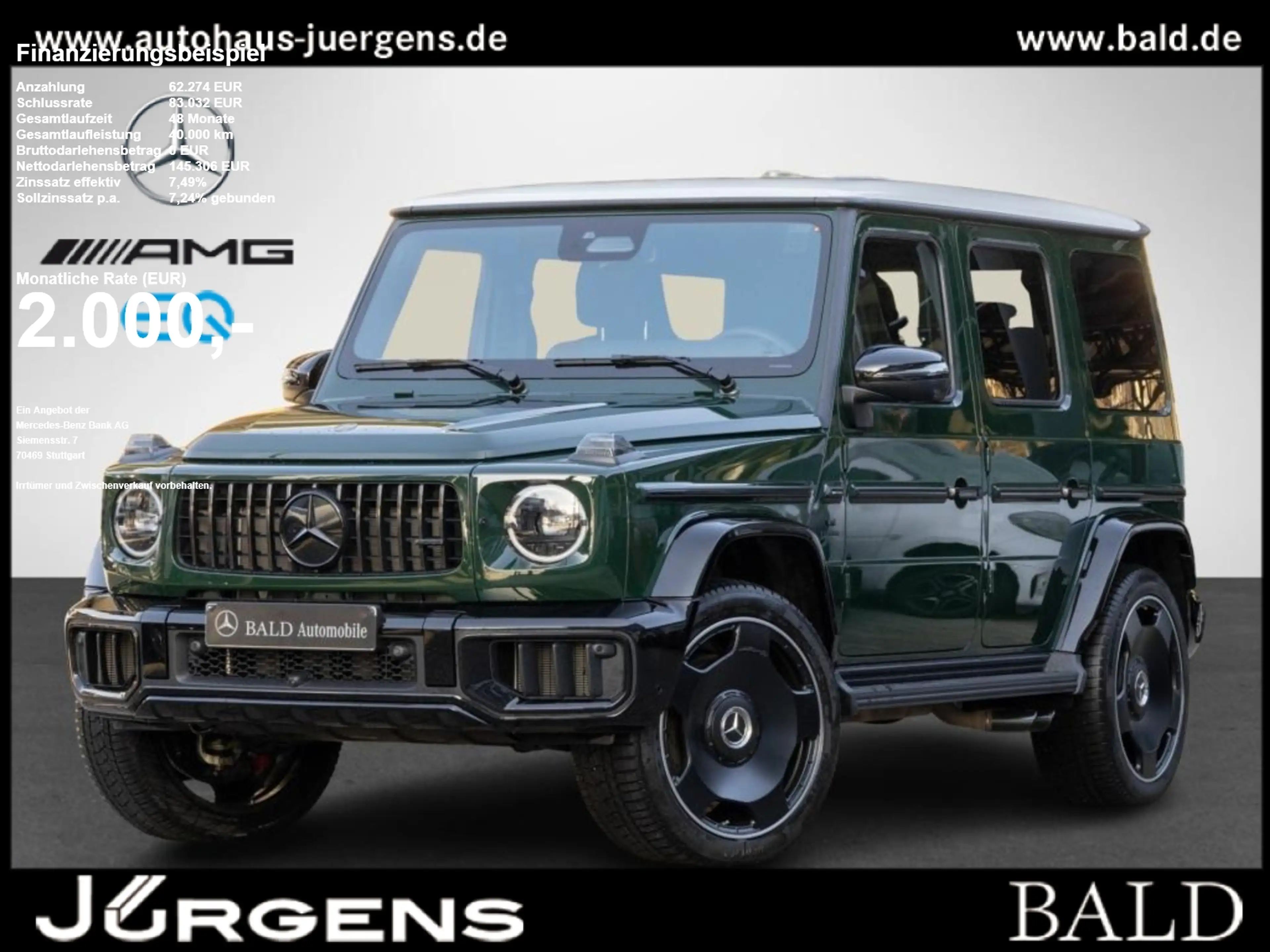 Mercedes-Benz G 63 AMG High-End Fond Ent/360/AHK/Night