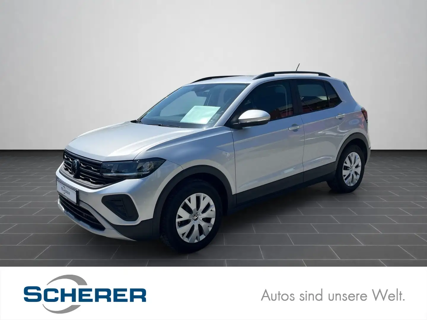Volkswagen T-Cross 1.0 TSI / LED / Climatronic uvm. Silber - 1
