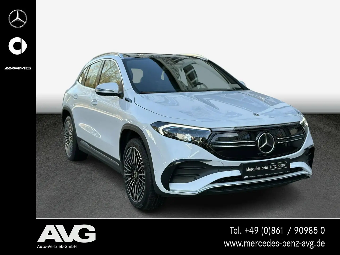 Mercedes-Benz EQA 350 EQA 350 4M AMG Pano Distr AHK 20" Head-UP Sound Blanc - 2