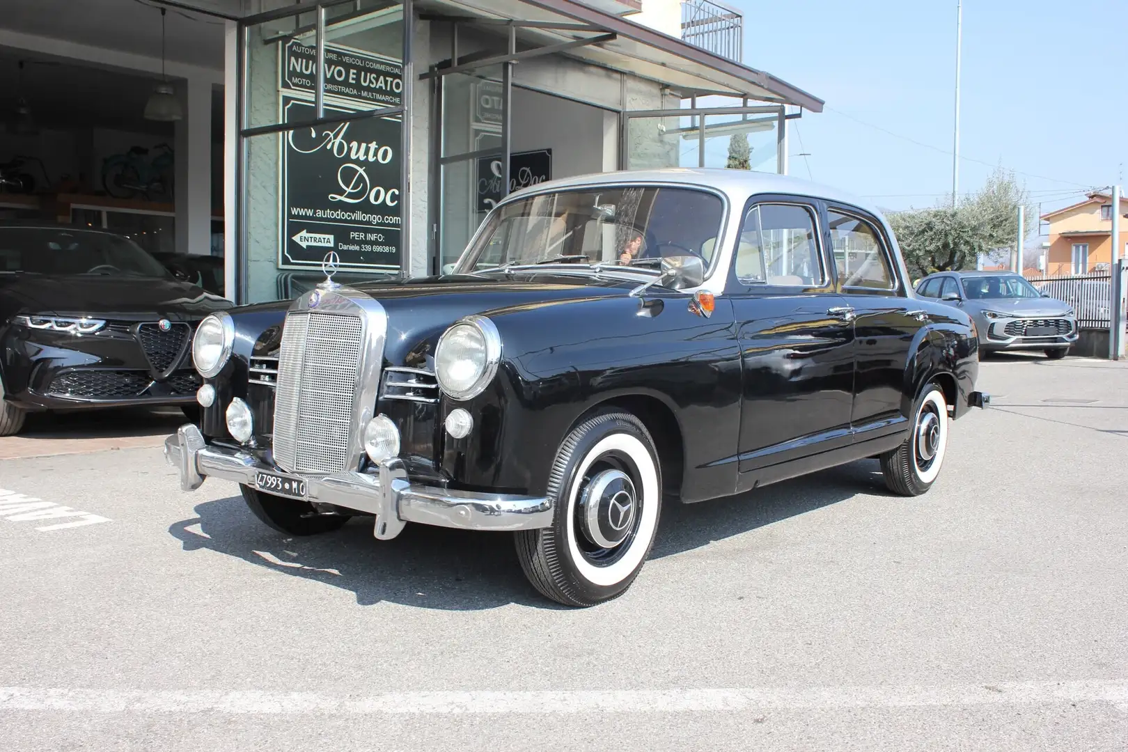 Mercedes-Benz 180 MERCEDES-BENZ 180D PONTON W120/W121 Černá - 1