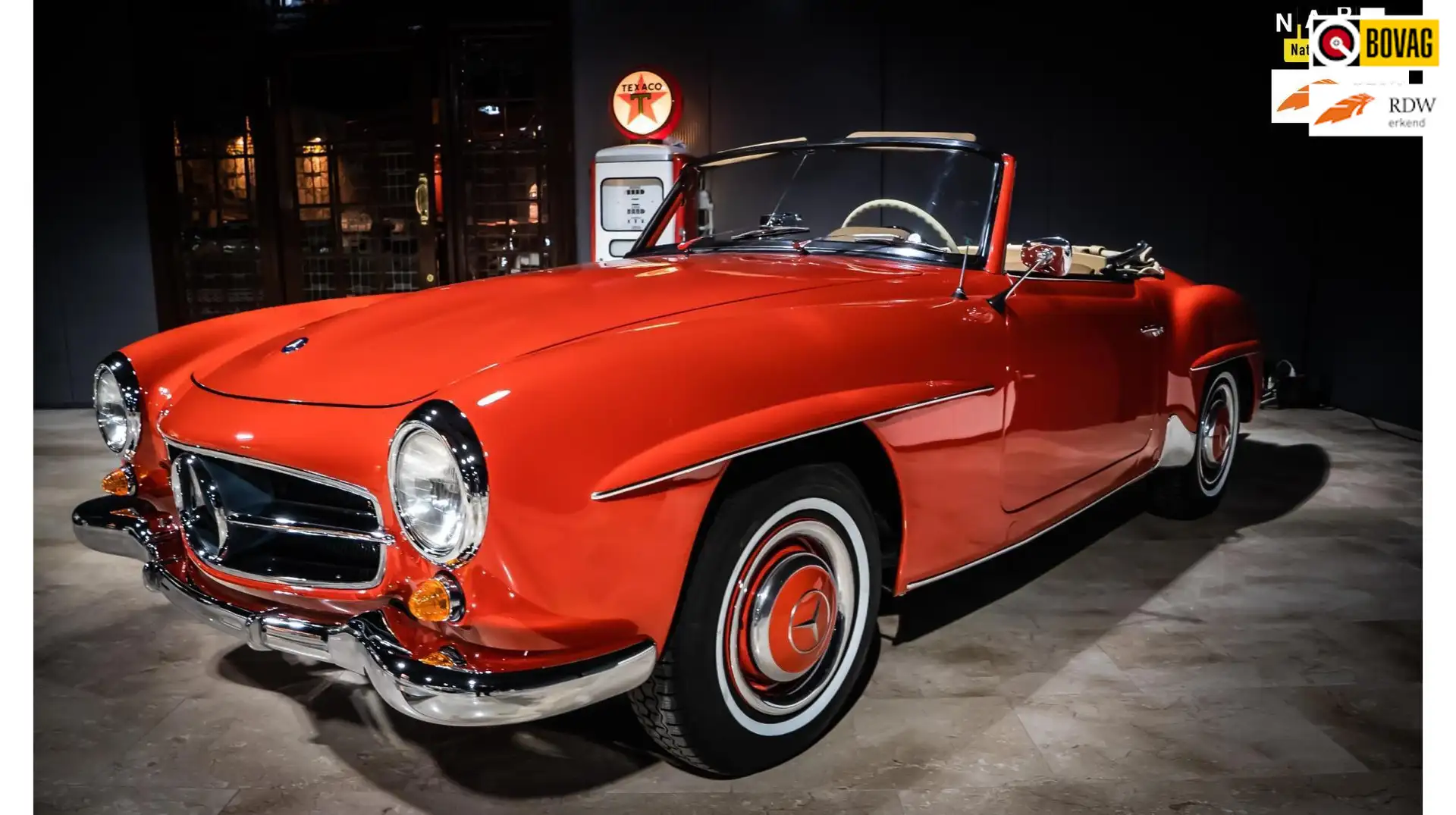 Mercedes-Benz 190 SL ROADSTAR CABRIOLET (INTERCLASSICS NORERING) Red - 1