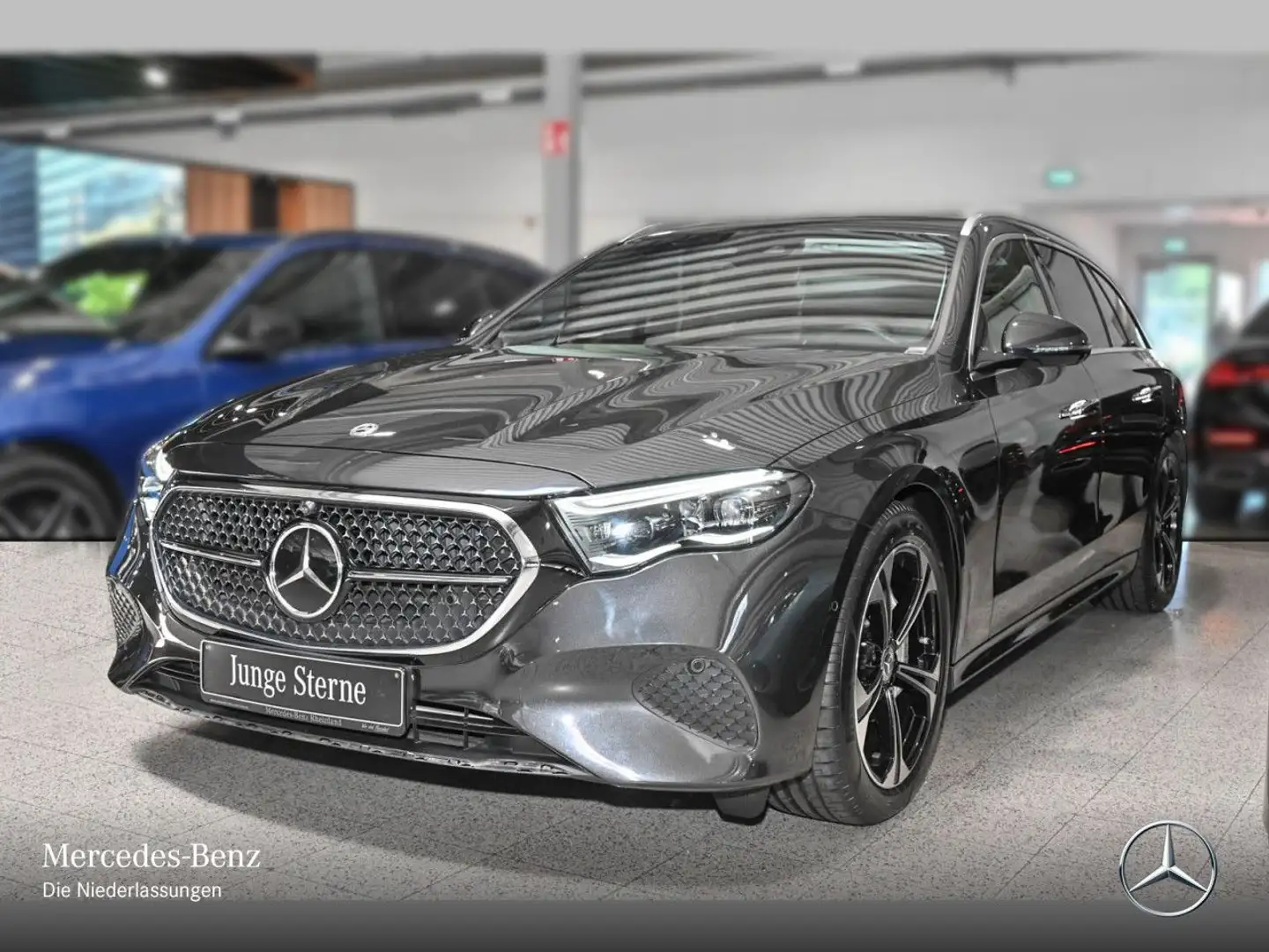 Mercedes-Benz E 300 de T 4M Avantgarde Fahrass 360° Distr. AHK Grau - 2