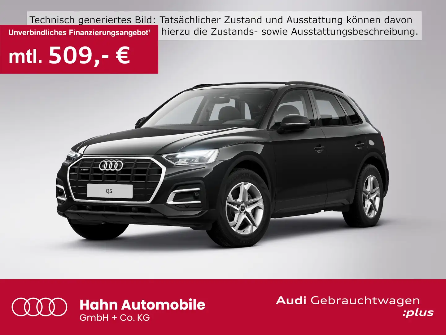 Audi Q5 40 TFSI quattro Virtual CAM Navi Sitzh LED Al Schwarz - 1