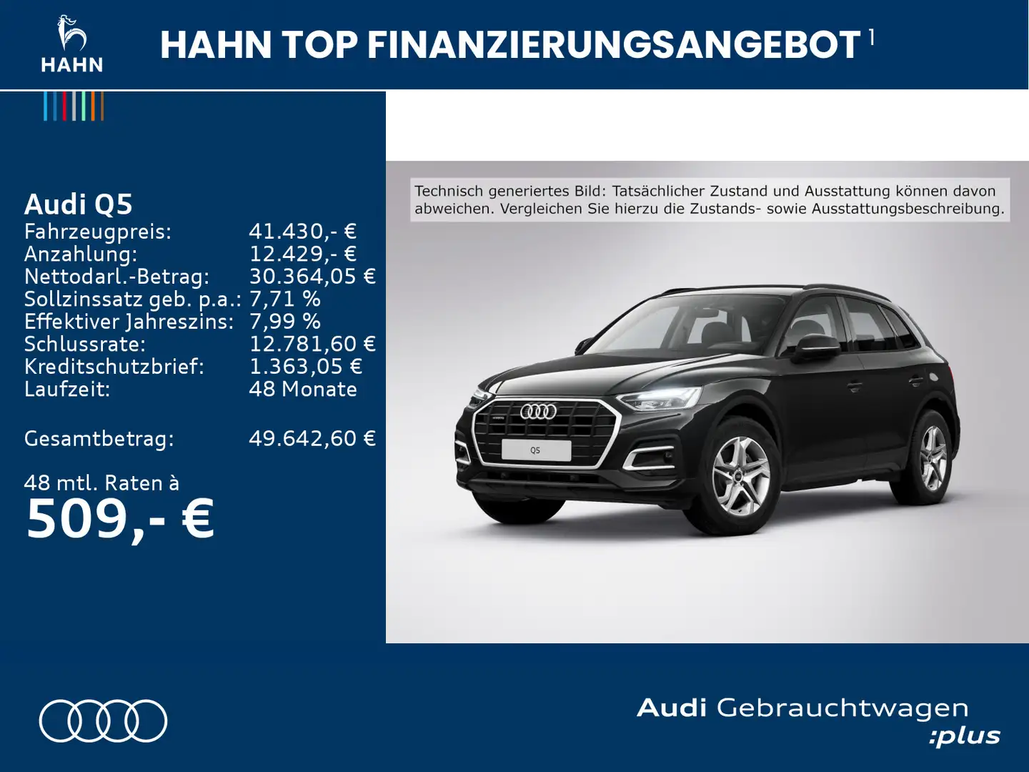 Audi Q5 40 TFSI quattro Virtual CAM Navi Sitzh LED Al Schwarz - 2