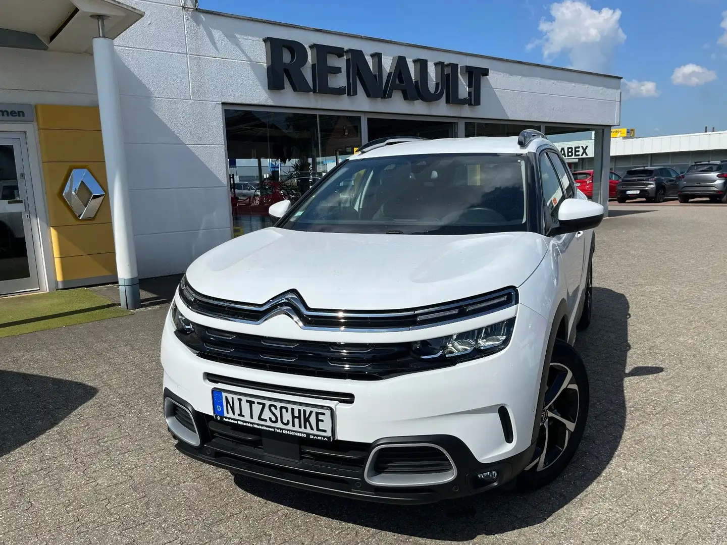 Citroen C5 Aircross SHINE PT 130 AUTOMATIK (AHK/ACC) Blanc - 1