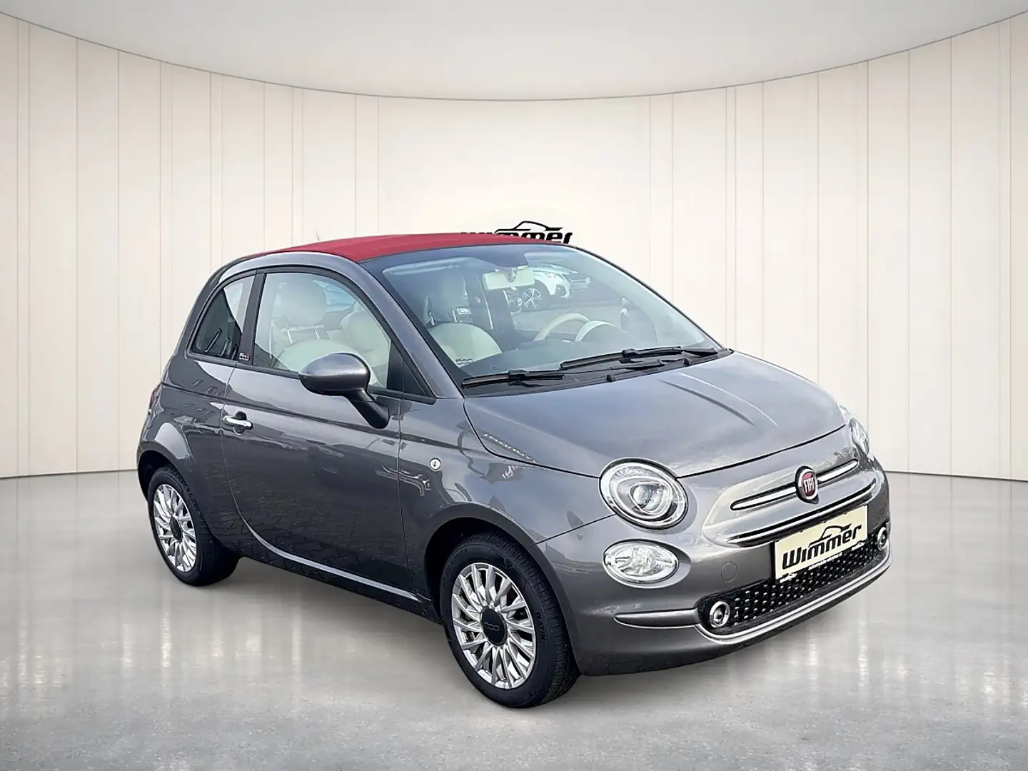 Fiat 500C Hybrid 70 Lounge 1,0 Navi Grau - 2