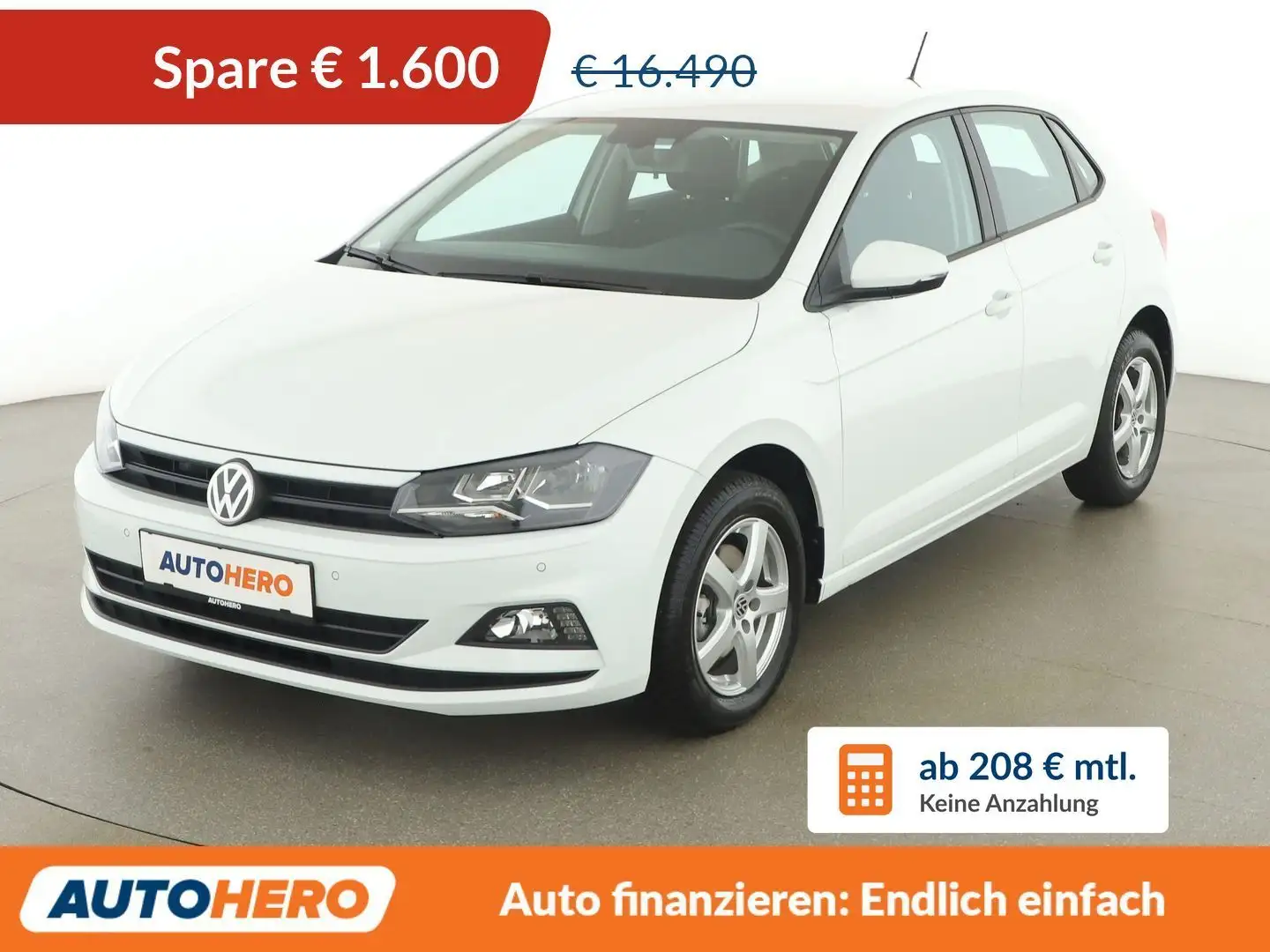 Volkswagen Polo 1.6 TDI Weiß - 1