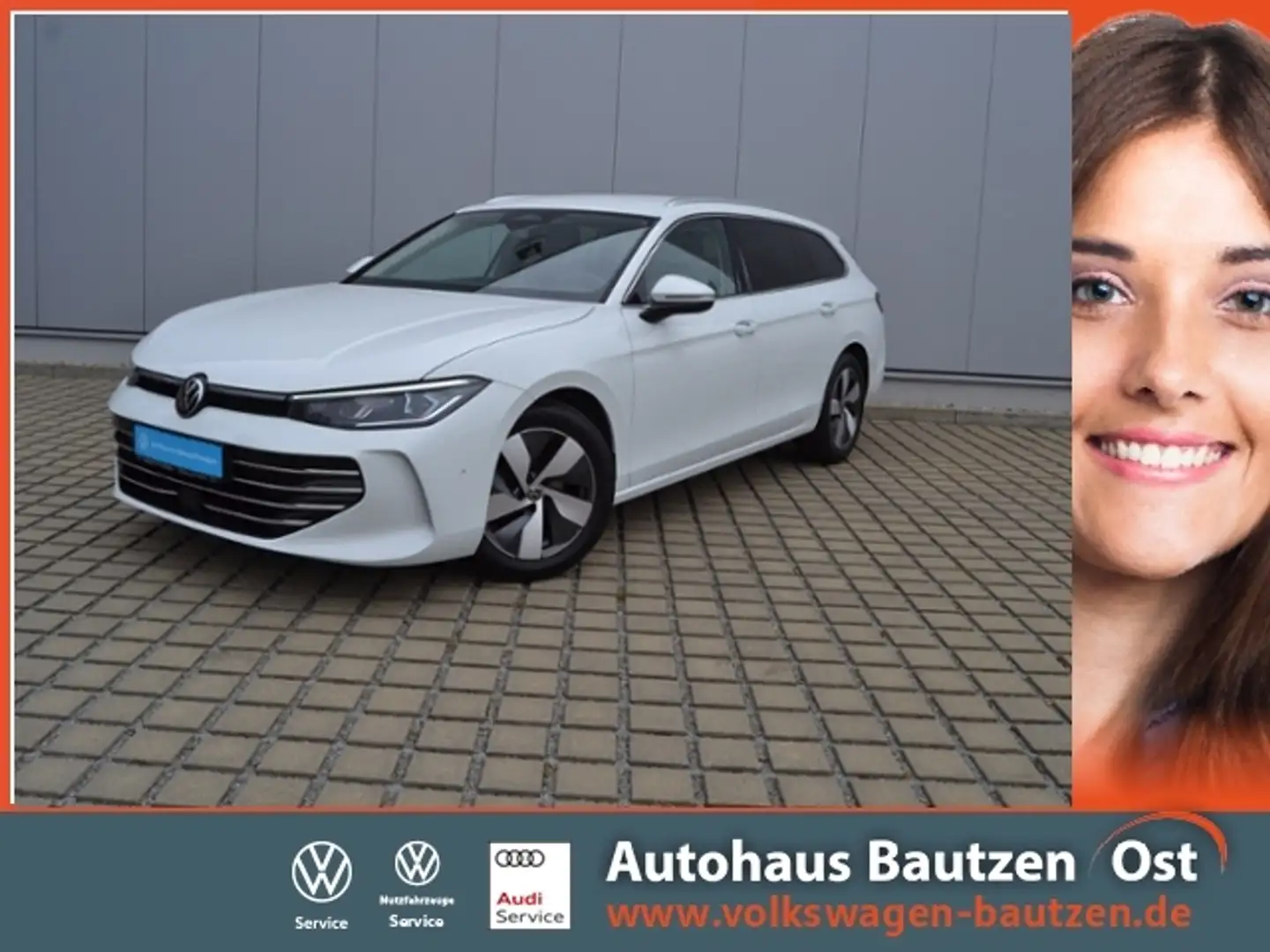 Volkswagen Passat Variant 2.0 TDI DSG Elegance SPORT-PAKET/AHK/17-ZOLL+SWF/ Weiß - 1