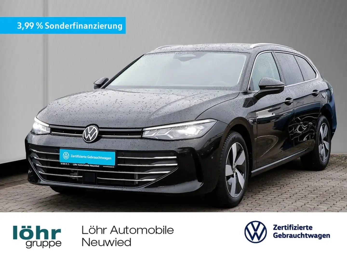 Volkswagen Passat Variant eTSI DSG Business /LED/AHK/RFK Schwarz - 1