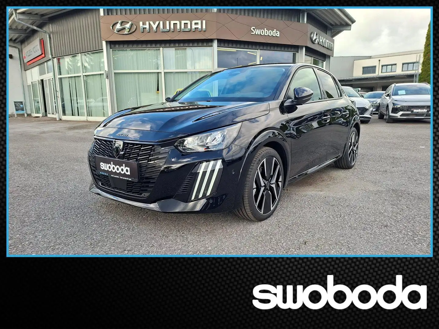 Peugeot 208 ALLURE Turbo 100 6-Gang-Manuell Schwarz - 1