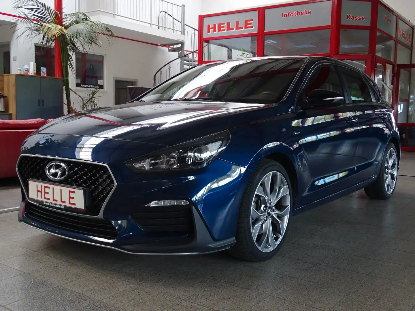 Hyundai i30 1.4 N Line*DAB+SHZ+CARPLAY+KAMERA Blau - 1
