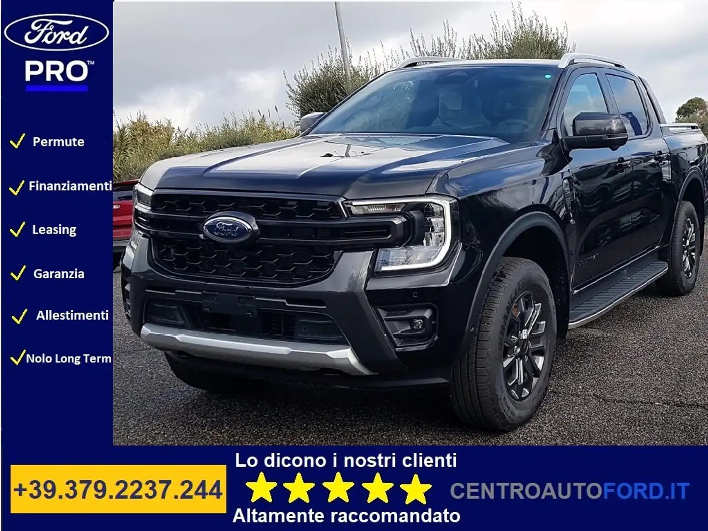 Ford Ranger 2.0 ecoblue doppia cabina Wildtrak awd 205cv auto Arancione - 1