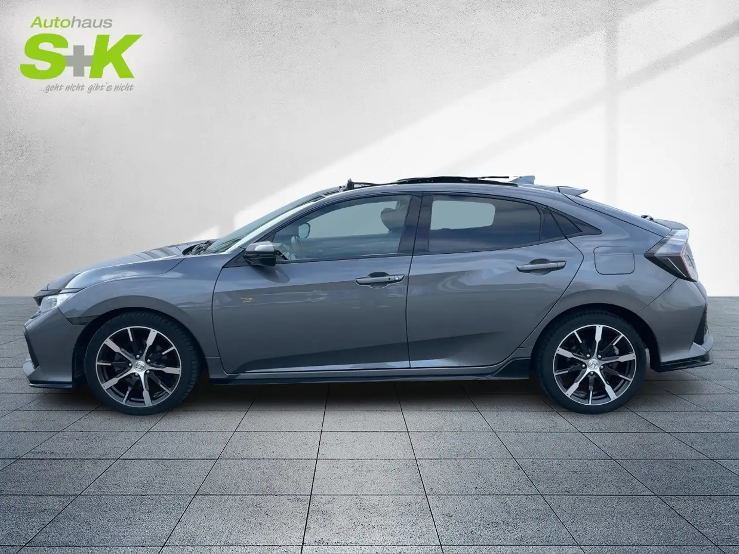 Honda Civic 1.5 VTEC TURBO Sport Plus +PANO+NAVI+SHZ+GJR+ Plateado - 2