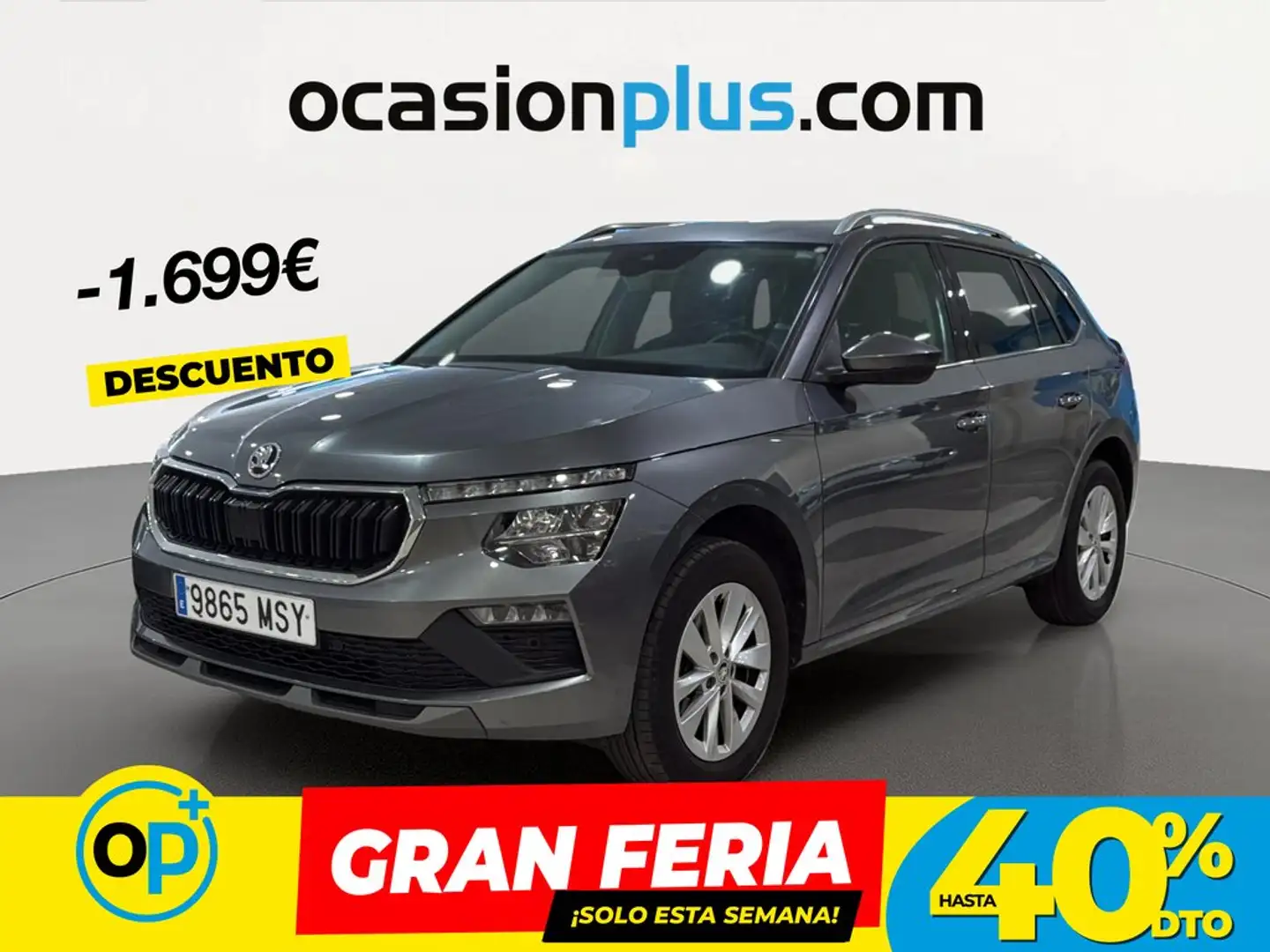 Skoda Kamiq 1.0 TSI Selection DSG7 85kW Gris - 1