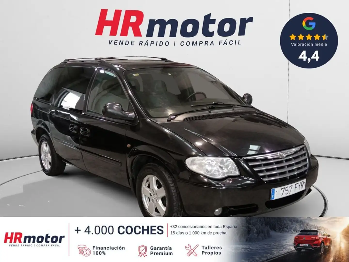 Chrysler Voyager 2.8CRD LX Aut. Negro - 1