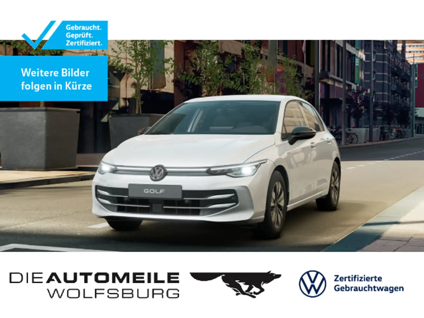 Volkswagen Golf 8 VIII 2.0 TDI DSG Goal LED+/ACC/AHK Weiß - 1