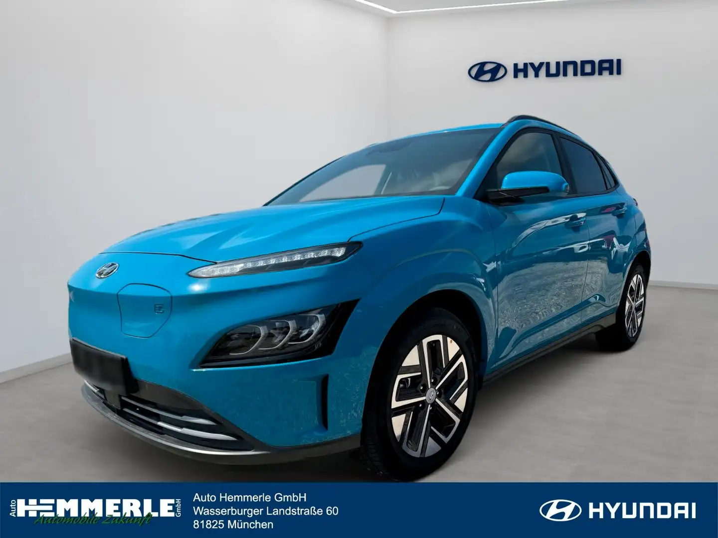 Hyundai KONA Elektro Trend NAVI + Schiebedach Blu/Azzurro - 1