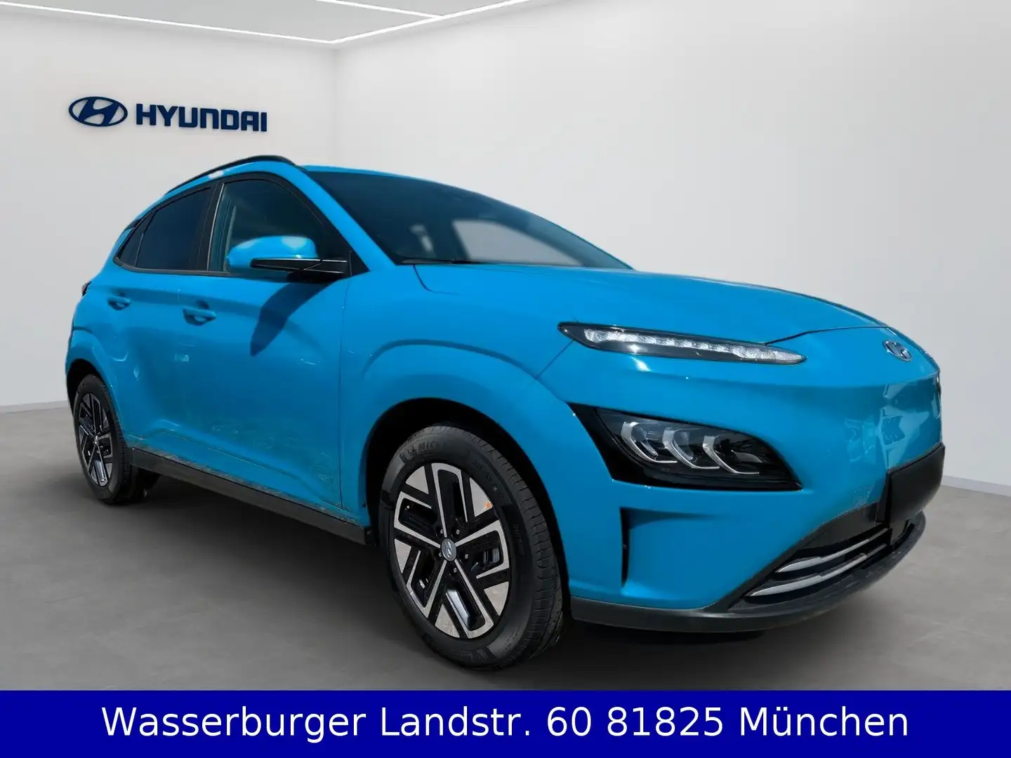 Hyundai KONA Elektro Trend NAVI + Schiebedach Blu/Azzurro - 2
