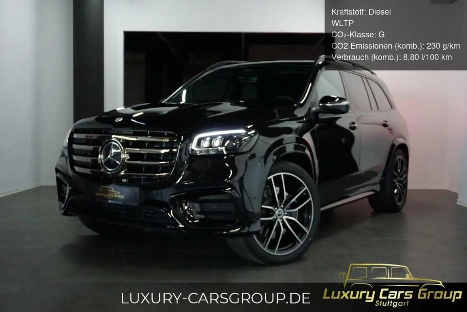 Mercedes-Benz GLS 450 d 4Matic AMG-Night-Nappa-23"-HUD Black - 1