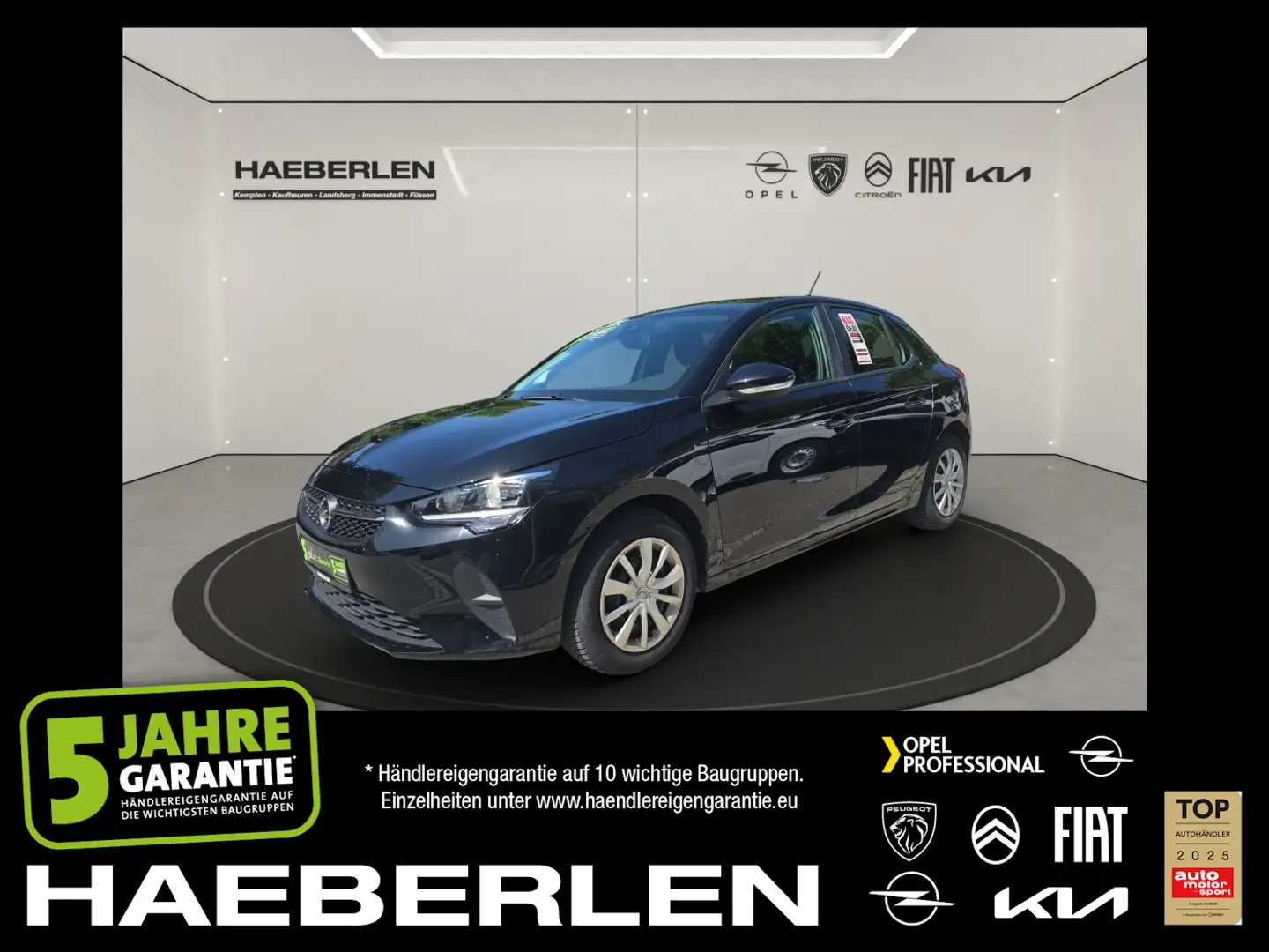 Opel Corsa F 1.2 Edition *Tempomat*Klima* Nero - 1