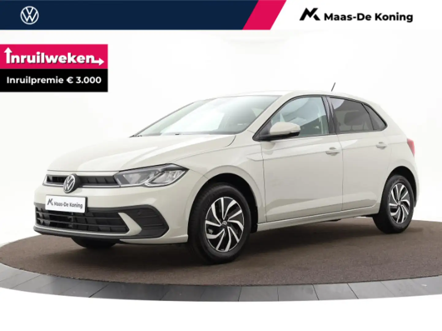 Volkswagen Polo Life Edition 1.0 TSI 95 pk 5 versn. Hand · Achteru Beige - 1
