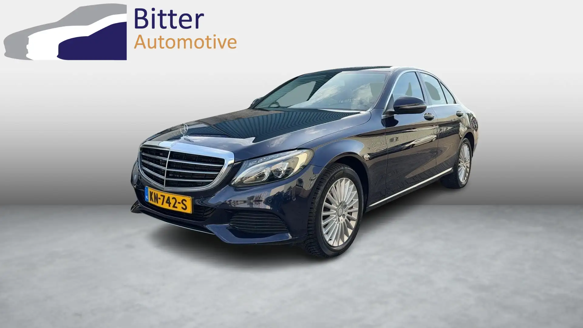 Mercedes-Benz C 180 Ambition Luchtvering,Volledig MB onderhouden Bleu - 1