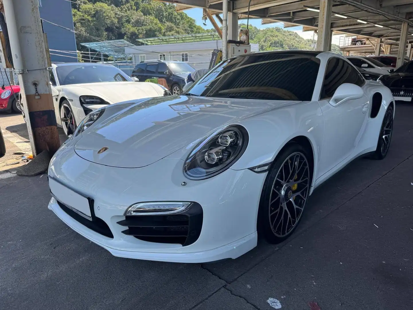 Porsche 911 3.8L Turbo S 560ch / Pack Chrono / Carbone Wit - 2